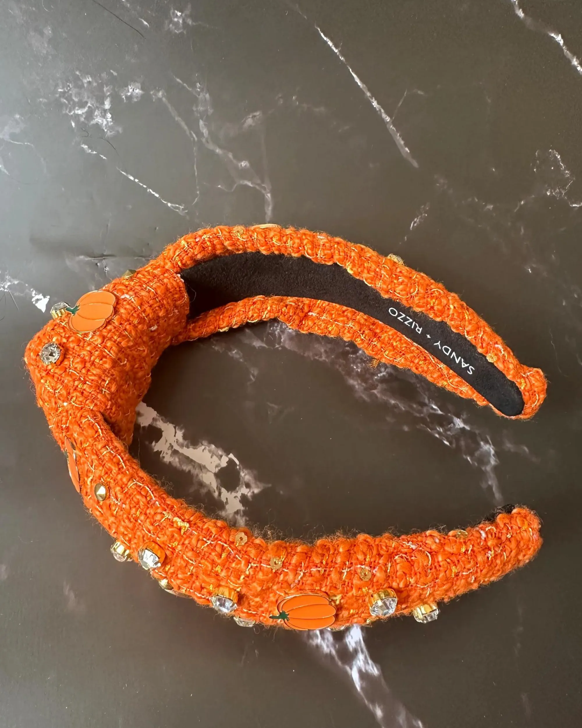 Pumpkin Tweed Headband