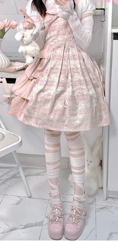 Pure Tea For Dream~Sweet Lolita Platform Pearl Bow Shoes