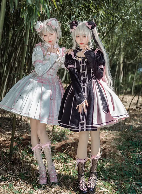 Pure Tea For Dream~Sweet Lolita Platform Pearl Bow Shoes