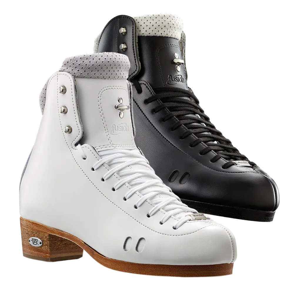 Riedell 2010 Fusion White Skating Boots Stiffness Rating 90