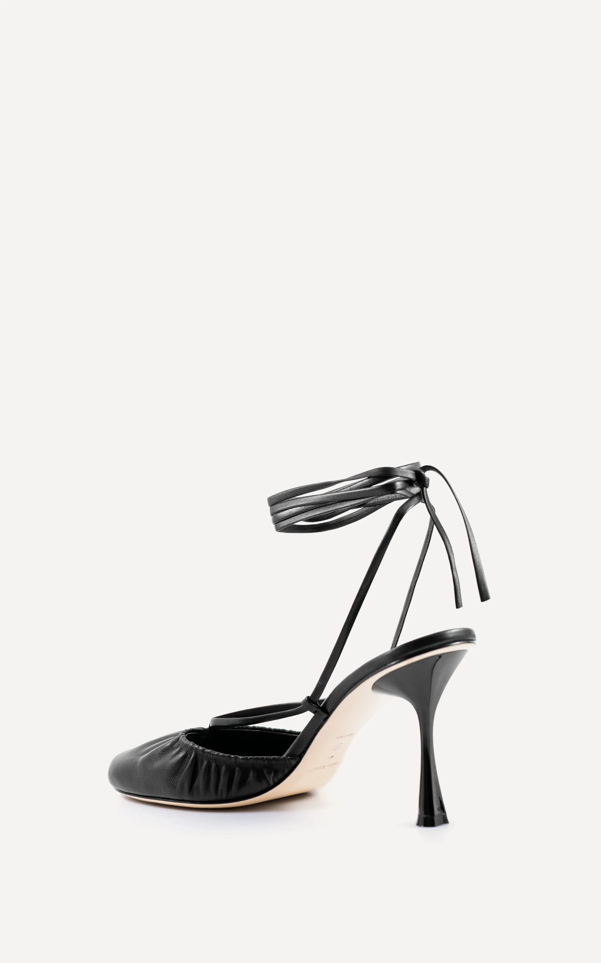 Ronde Laced 90 Heel | Black