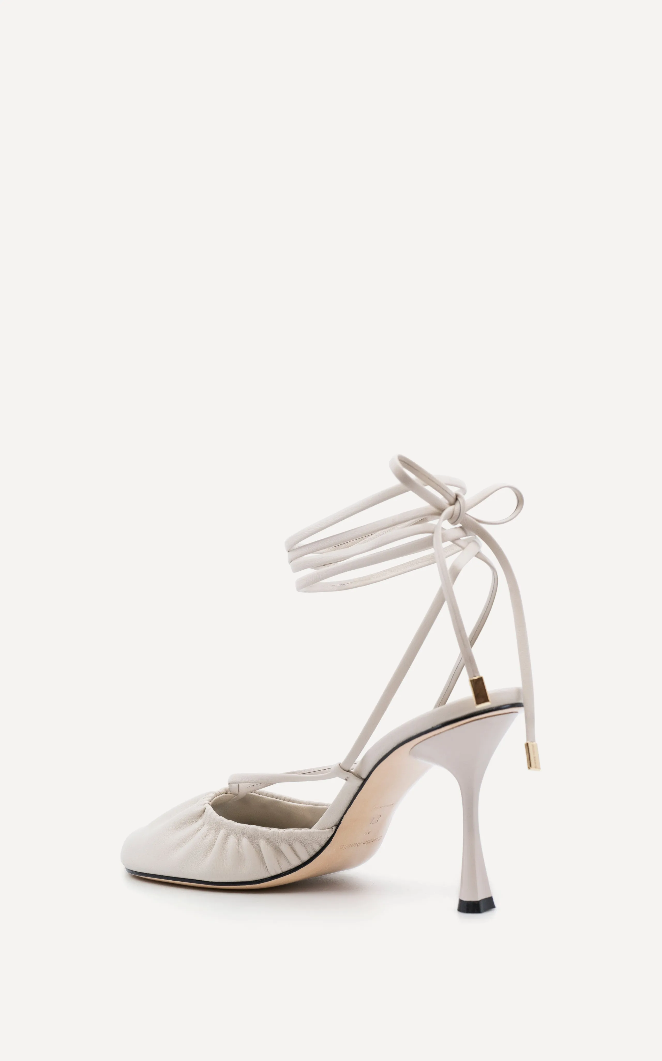Ronde Laced 90 Heel | Stone