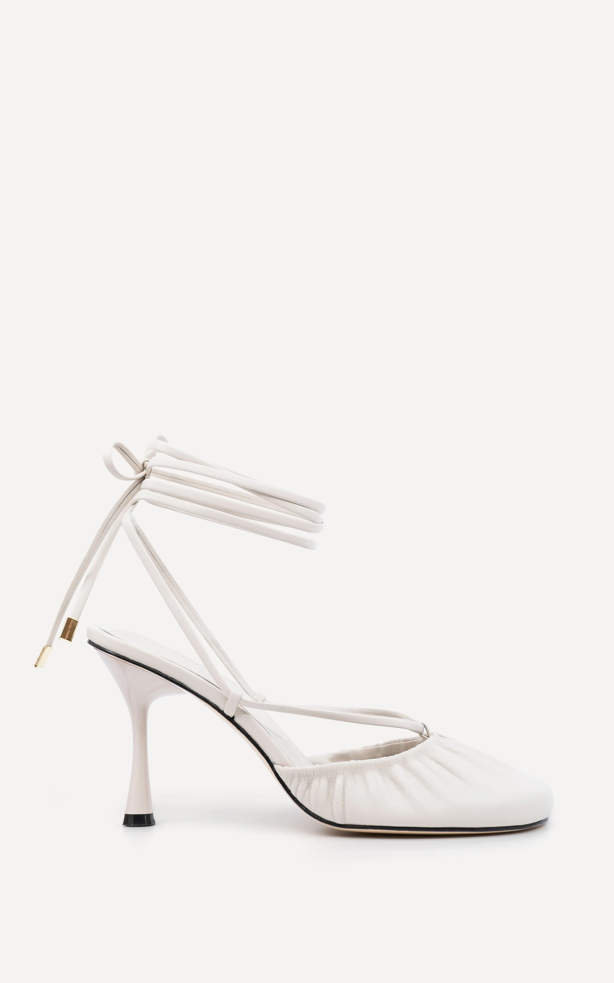 Ronde Laced 90 Heel | Stone