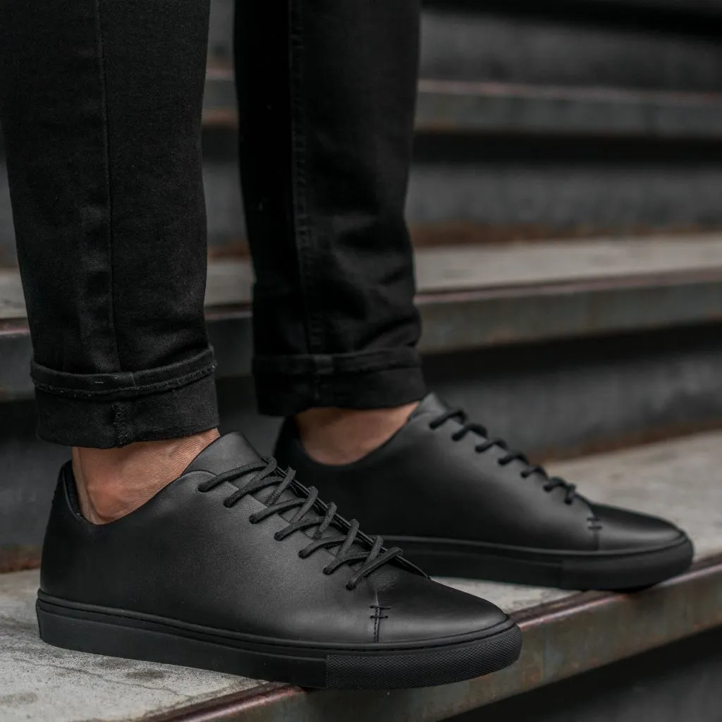 [S] Premier Low Top | Black Vachetta