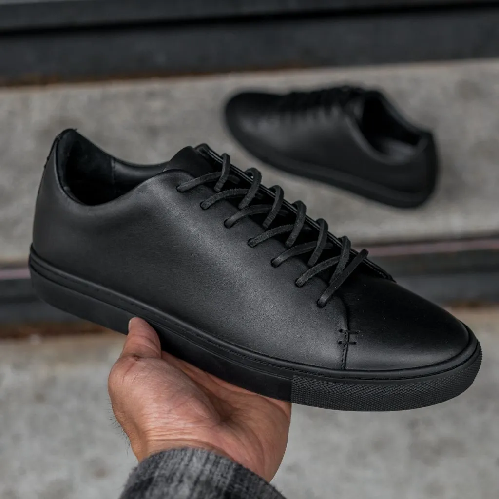 [S] Premier Low Top | Black Vachetta