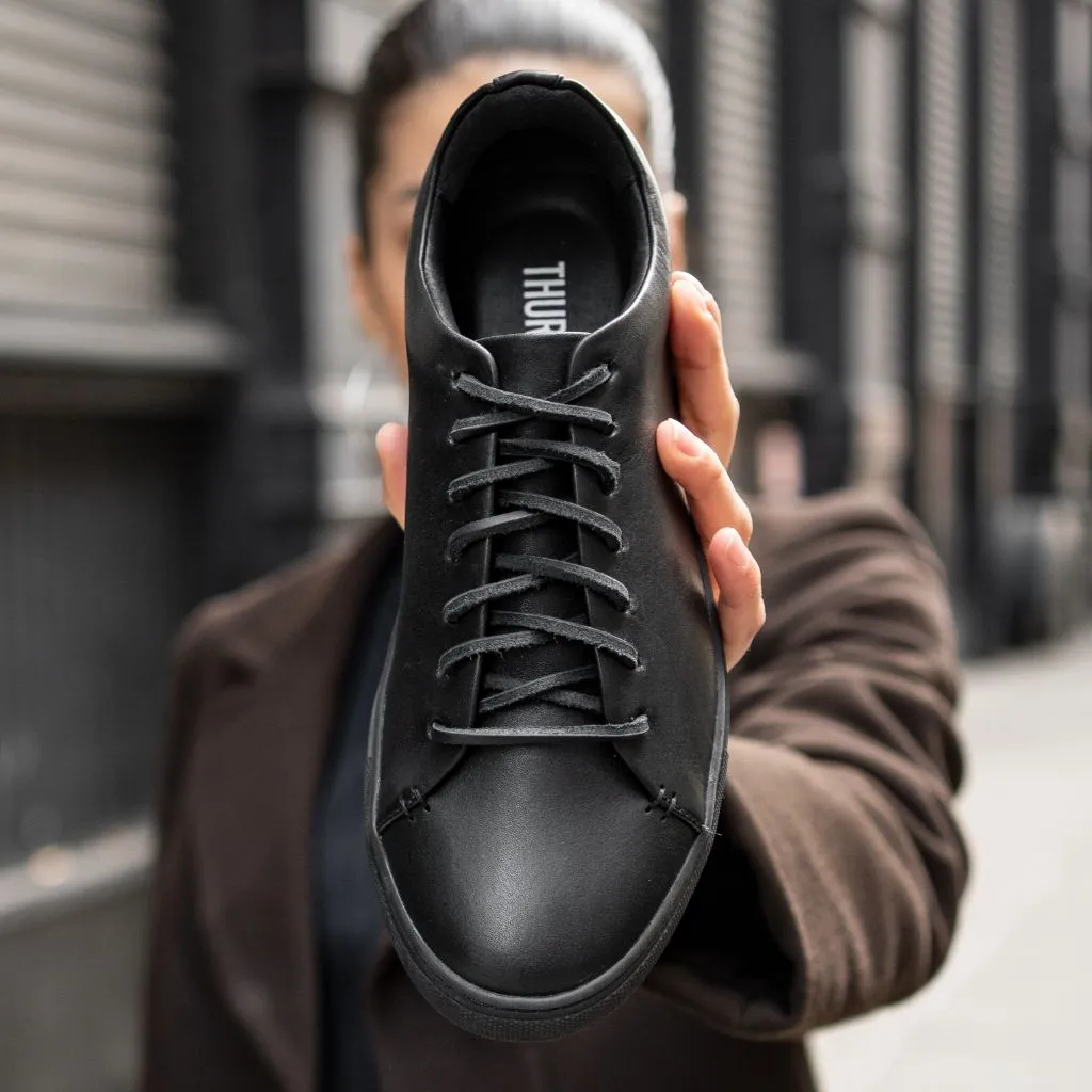 [S] Women's Premier Low Top | Black Vachetta