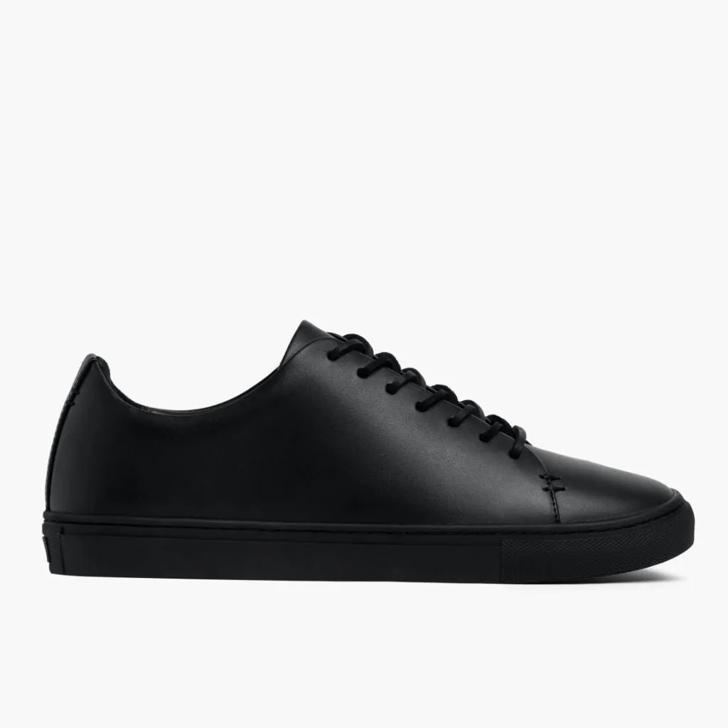 [S] Women's Premier Low Top | Black Vachetta