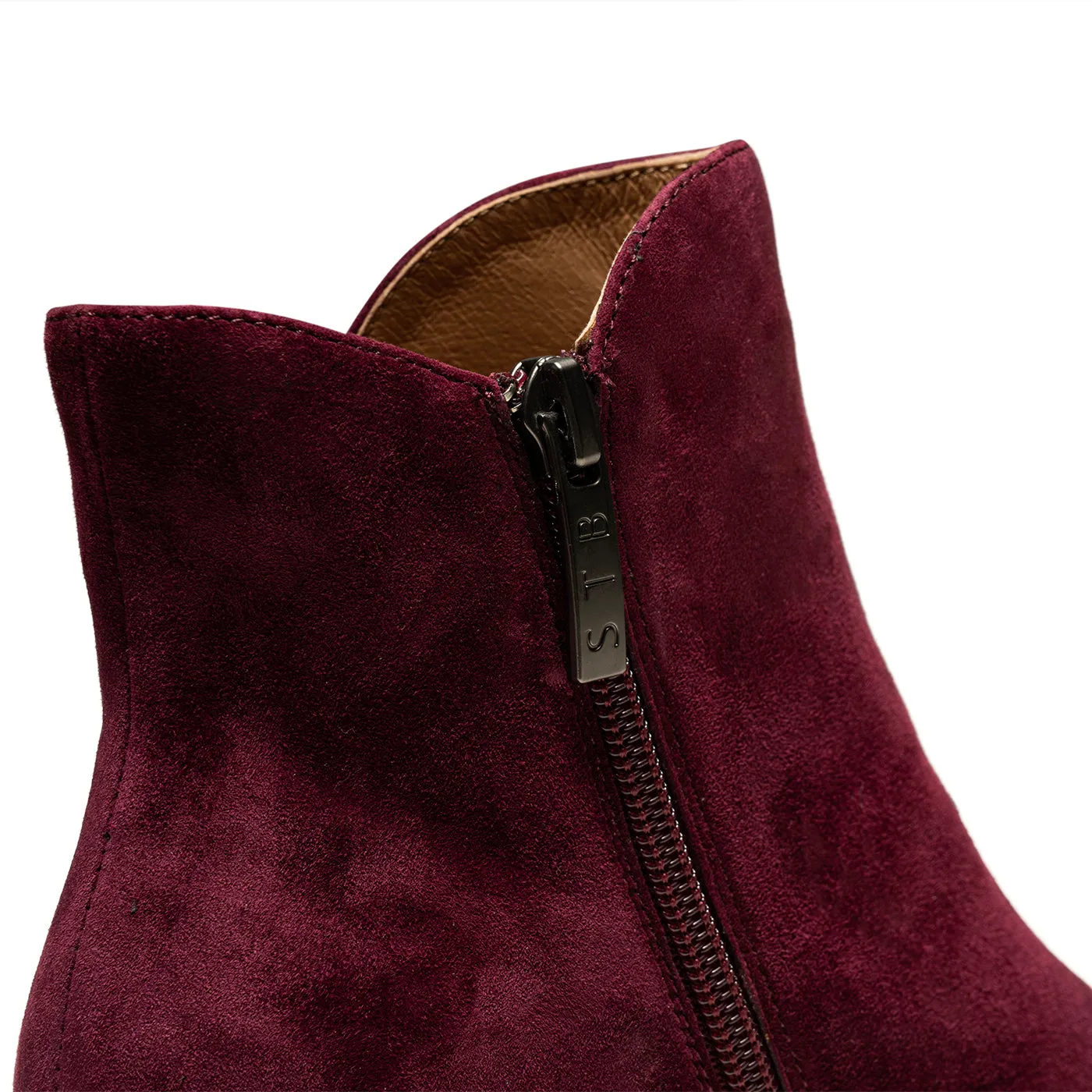 Saga boot suede - BORDEAUX