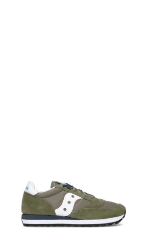 SAUCONY Sneaker uomo verde in suede
