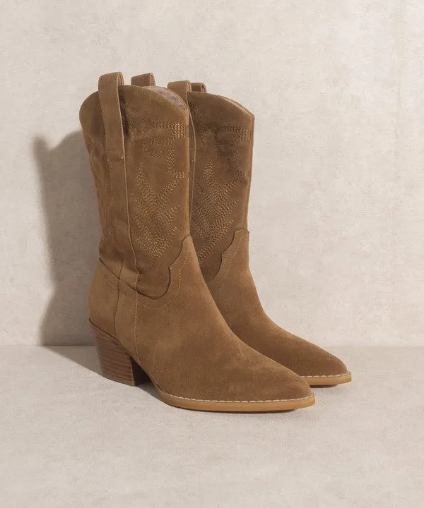 Sephira - Embroidered Short Boot