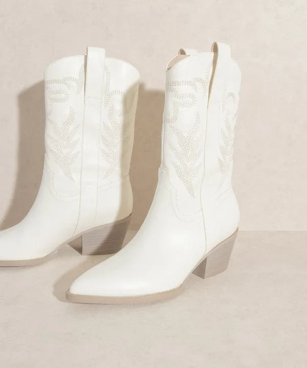 Sephira - Embroidered Short Boot
