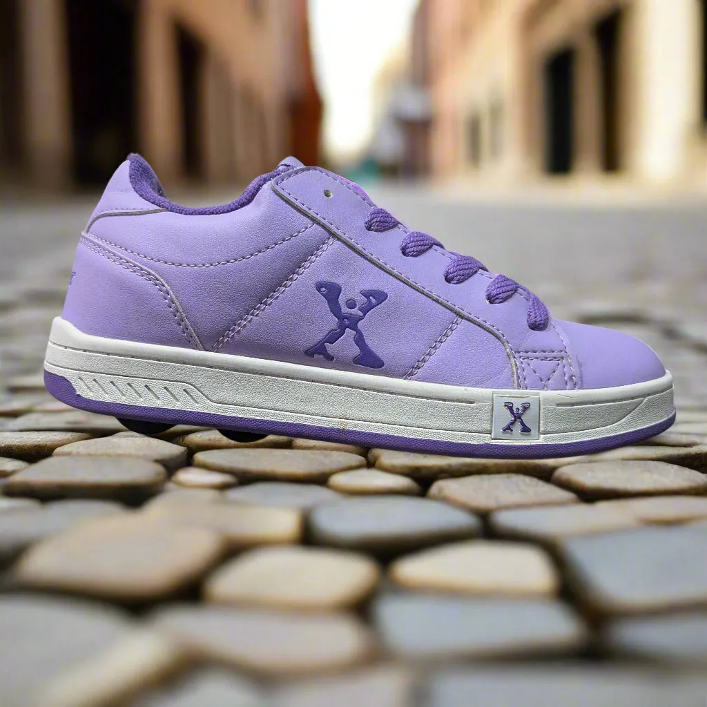 Sidewalk Sport Sport Lane Girls Purple Wheeled Trainers Size UK 4 / EU 36.5 / US 6