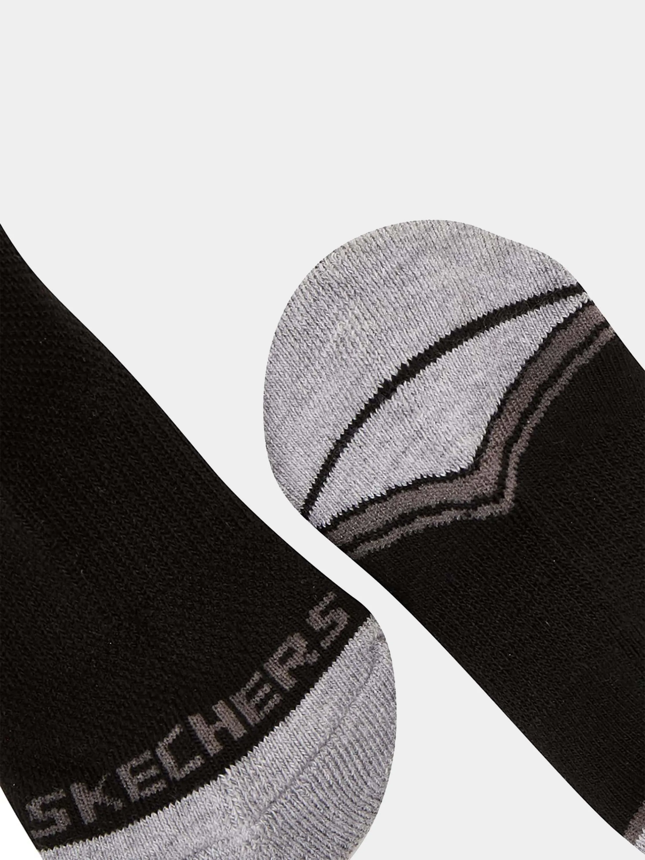 Skechers 3 Pack Boys 1/2 Terry Low Cut