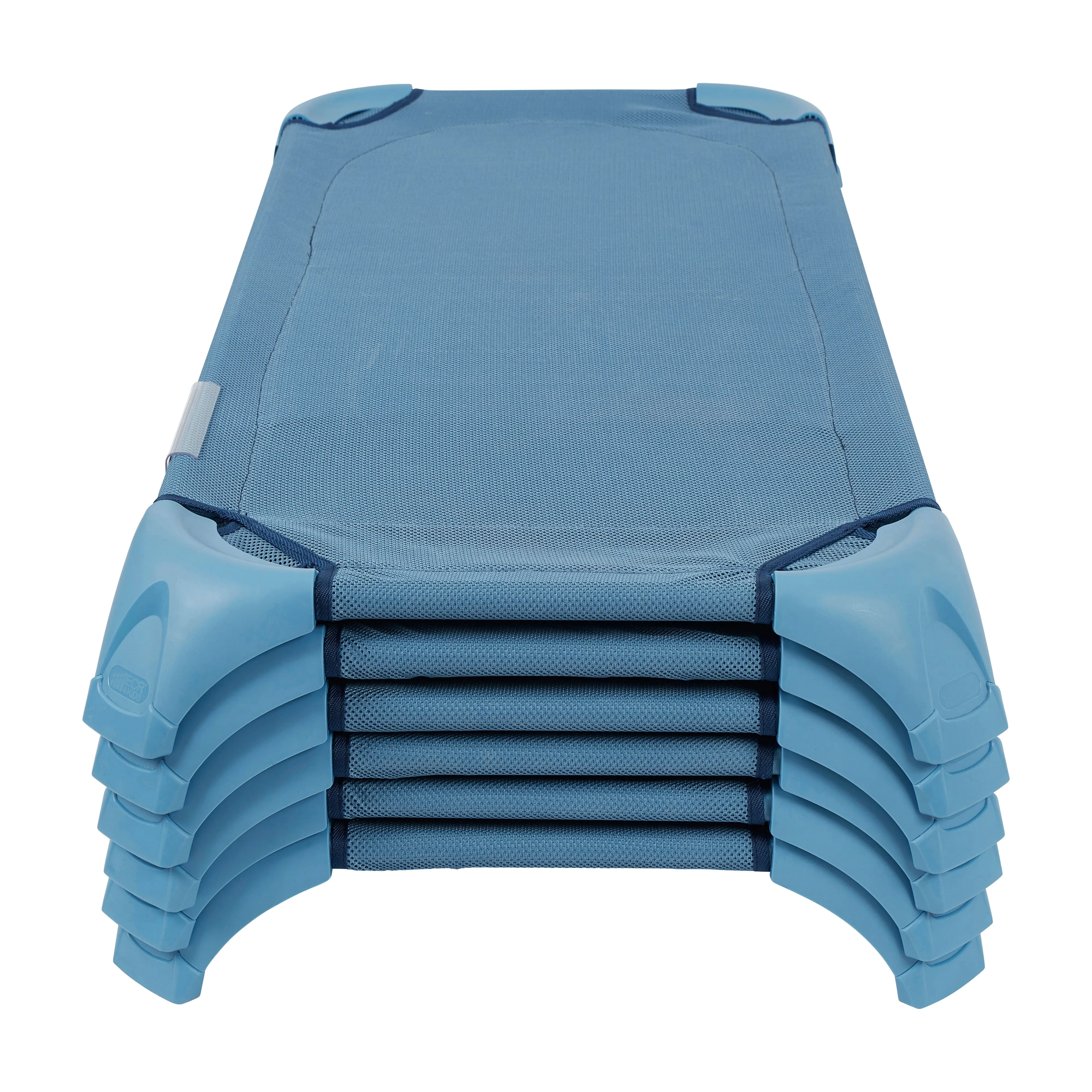 Stackable Cozy Cot with Blanket and Pillow Storage, Ready to Assemble, 6-Pack