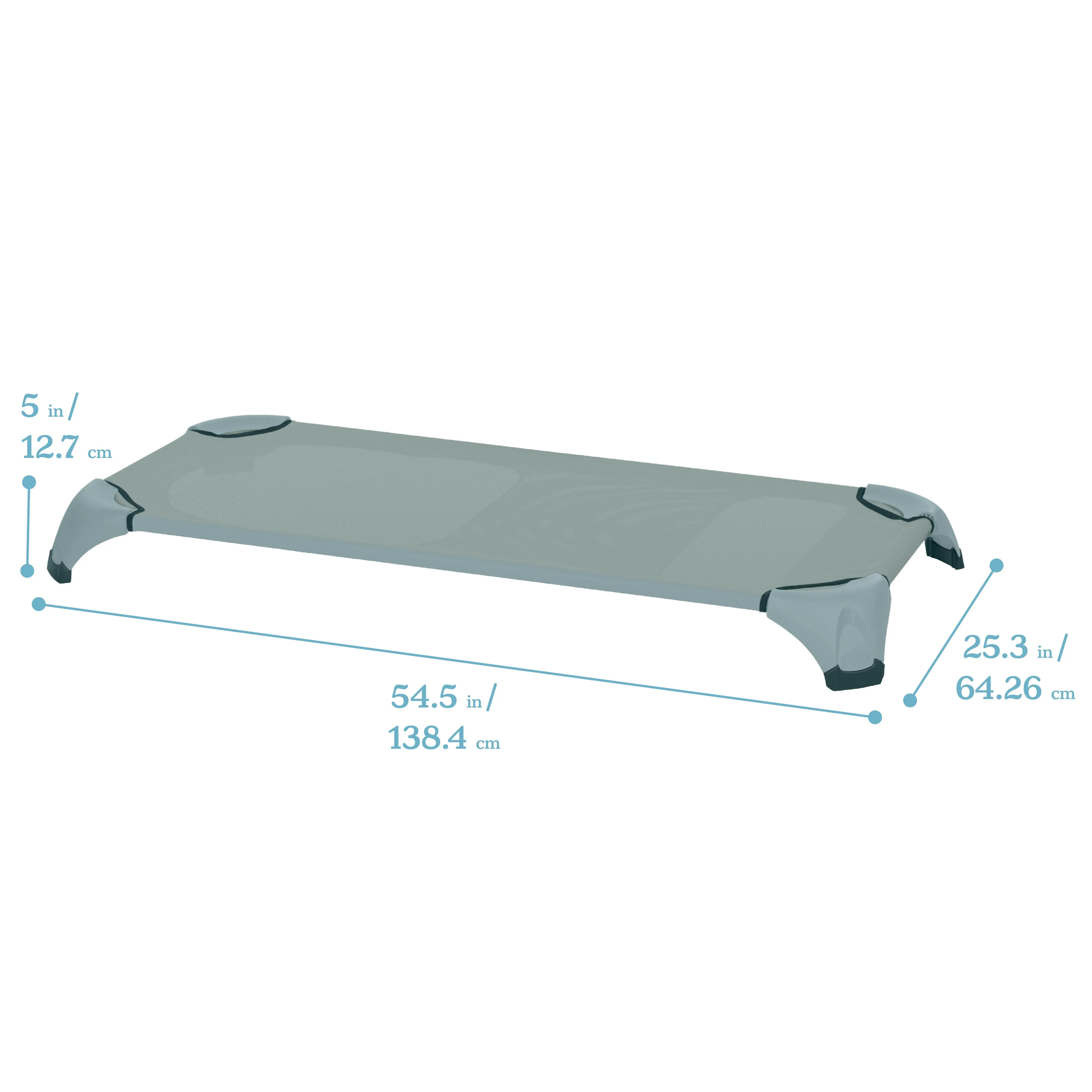Stackable Cozy Cot with Blanket and Pillow Storage, Ready to Assemble, 6-Pack