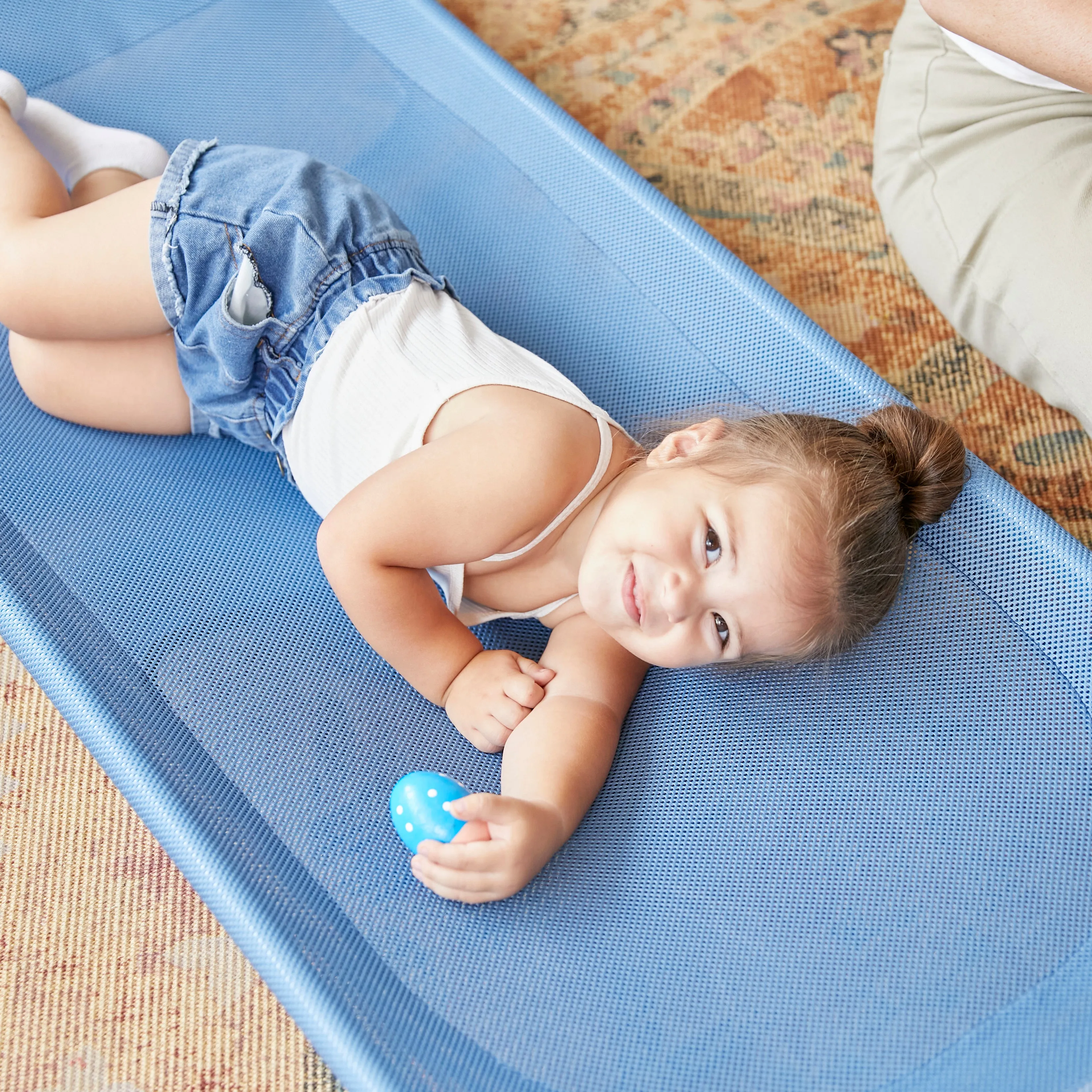 Stackable Cozy Cot with Blanket and Pillow Storage, Ready to Assemble, 6-Pack