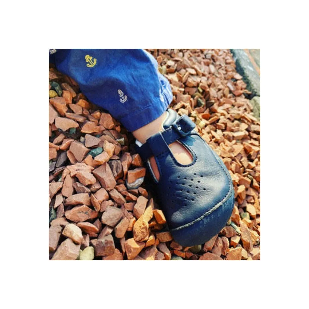 Start-Rite: Baby Jack T-Bar Pre-Walker Shoes - Navy Blue