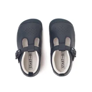 Start-Rite: Baby Jack T-Bar Pre-Walker Shoes - Navy Blue
