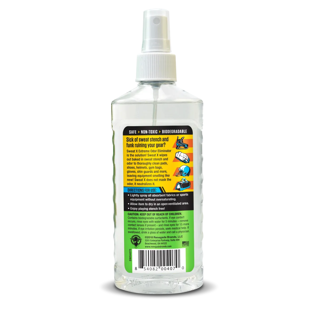 Sweat X Odor Eliminator - Original Smell of Victory scent 8 oz