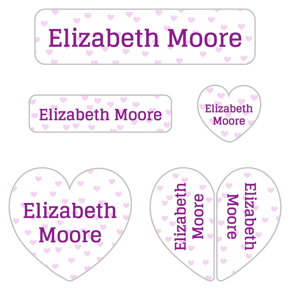Sweetheart Kindergarten Labels Pack