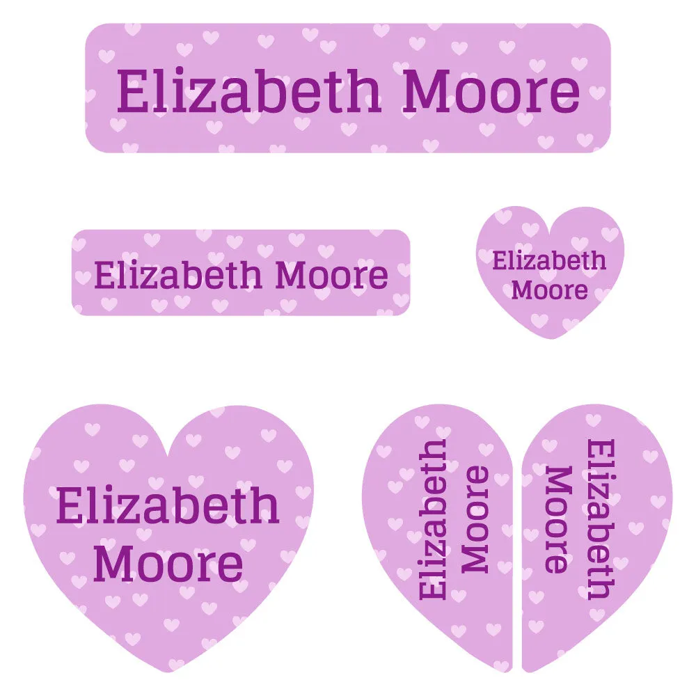 Sweetheart Kindergarten Labels Pack