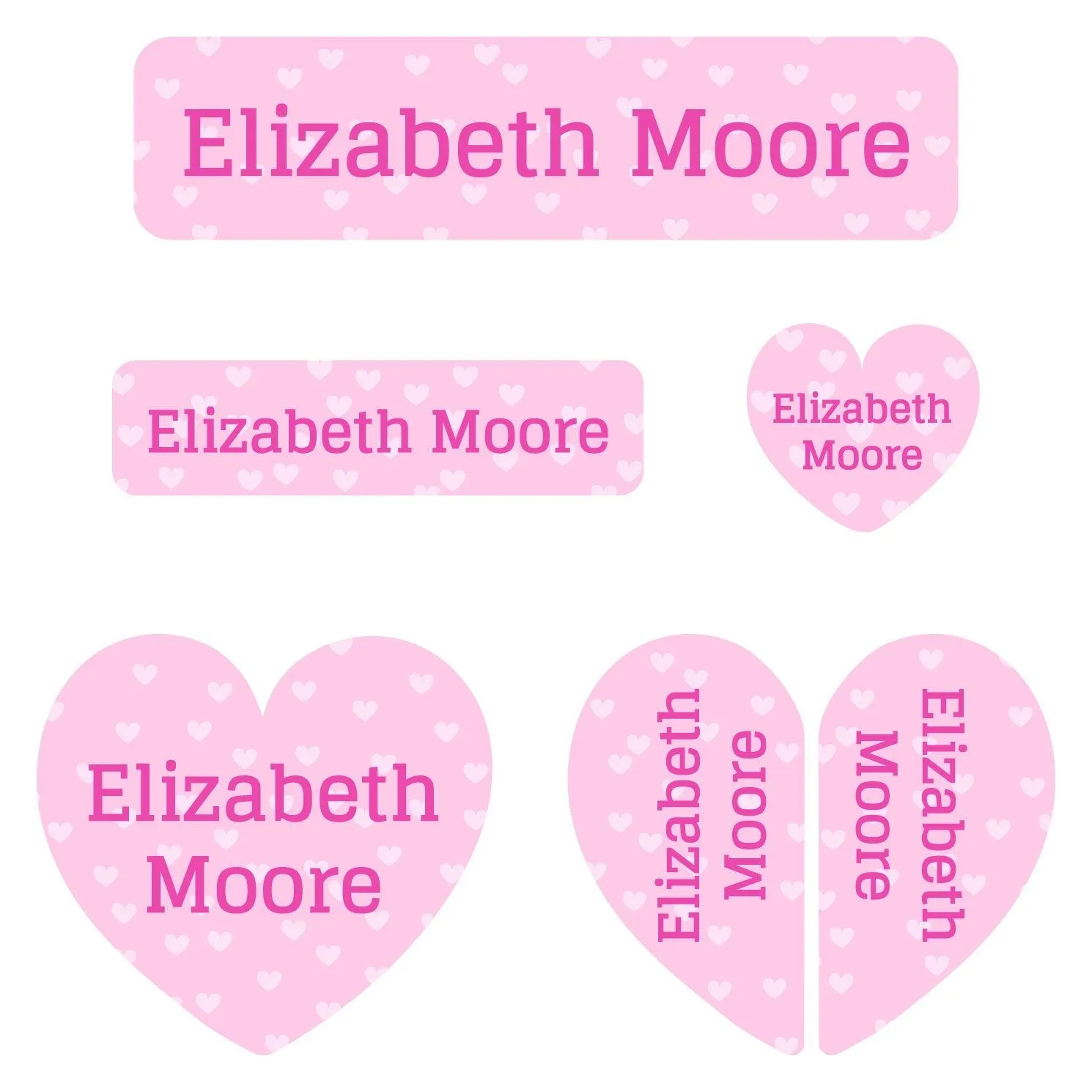 Sweetheart Kindergarten Labels Pack