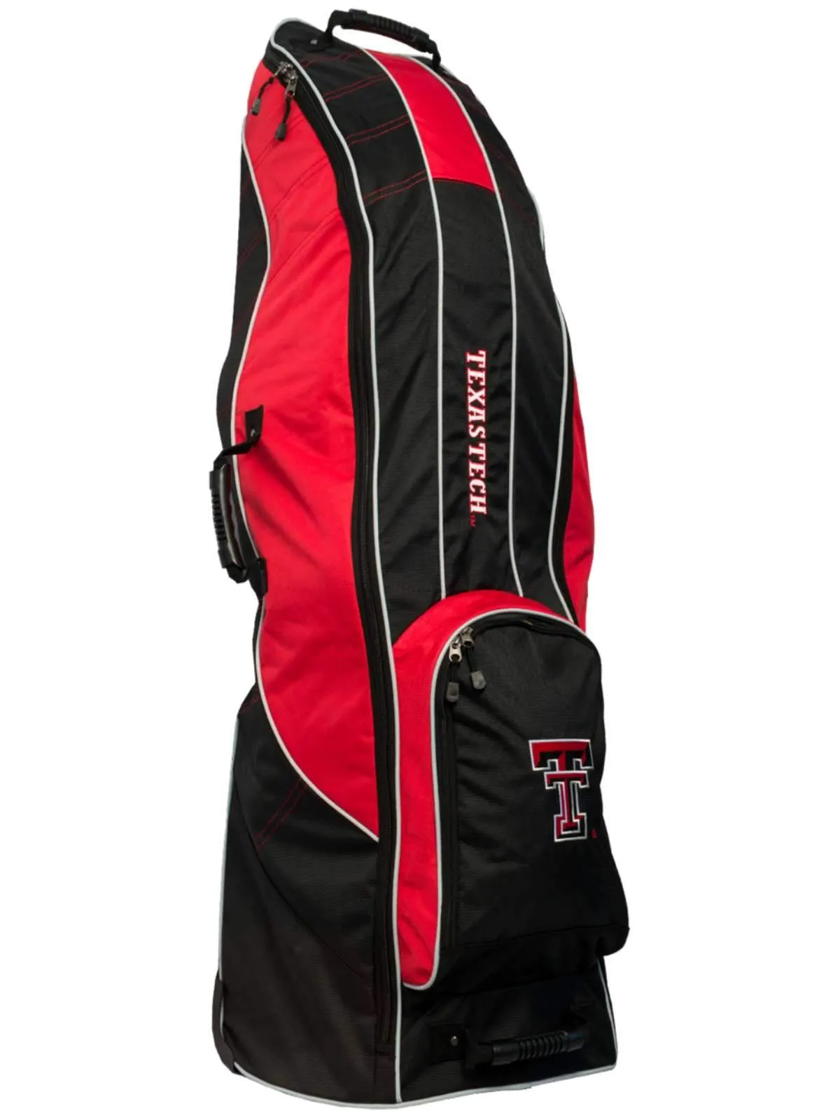 Texas Tech Red Raiders Team Golf Black Golf Clubs Wheeled Luggage Travel Bag
