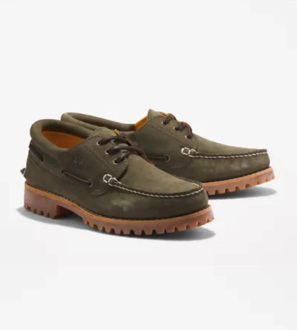 Timberland ATHNTIC HANDSEWN BOAT SHOE Men’s -DARK GREEN SUEDE