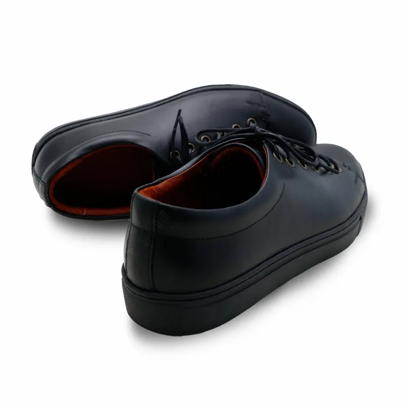 Tom’s Tender Leather Sneaker Onyx Black