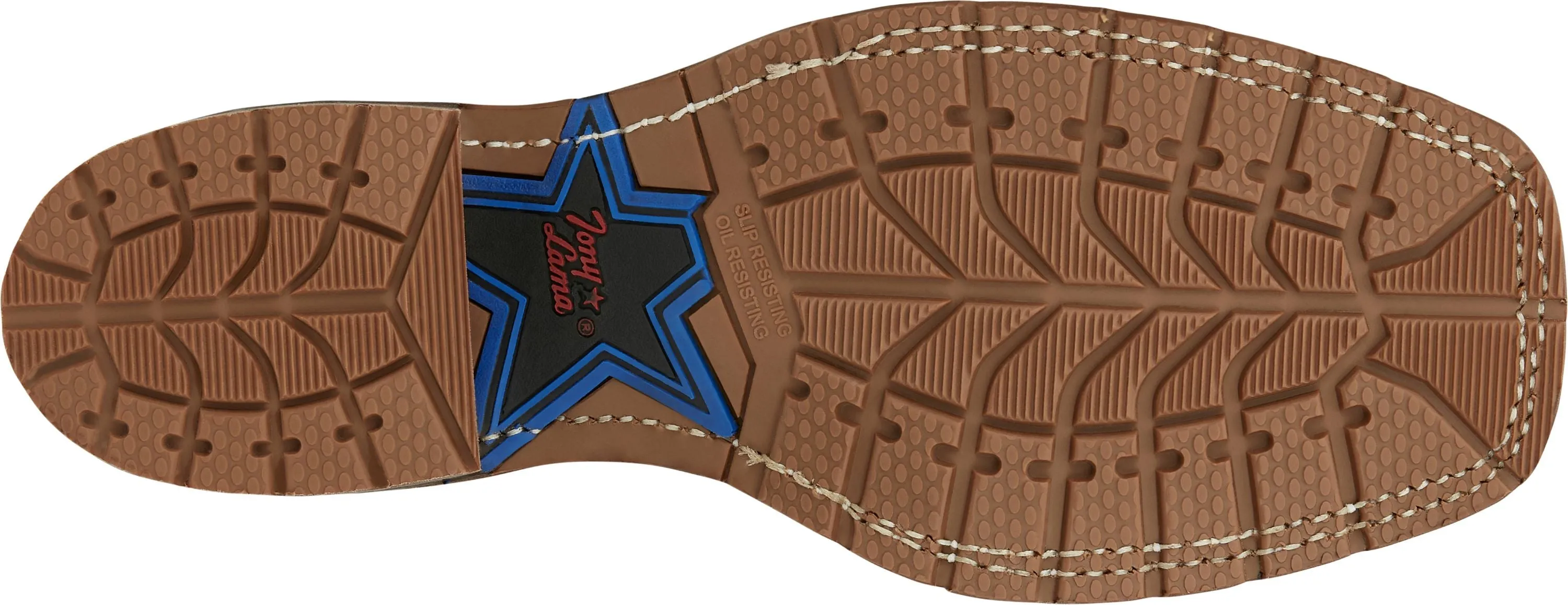 'Tony Lama' Men's 11" Bowie Western Square Toe - Oak