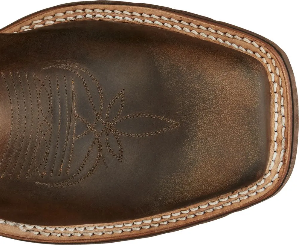 'Tony Lama' Men's 11" Bowie Western Square Toe - Oak