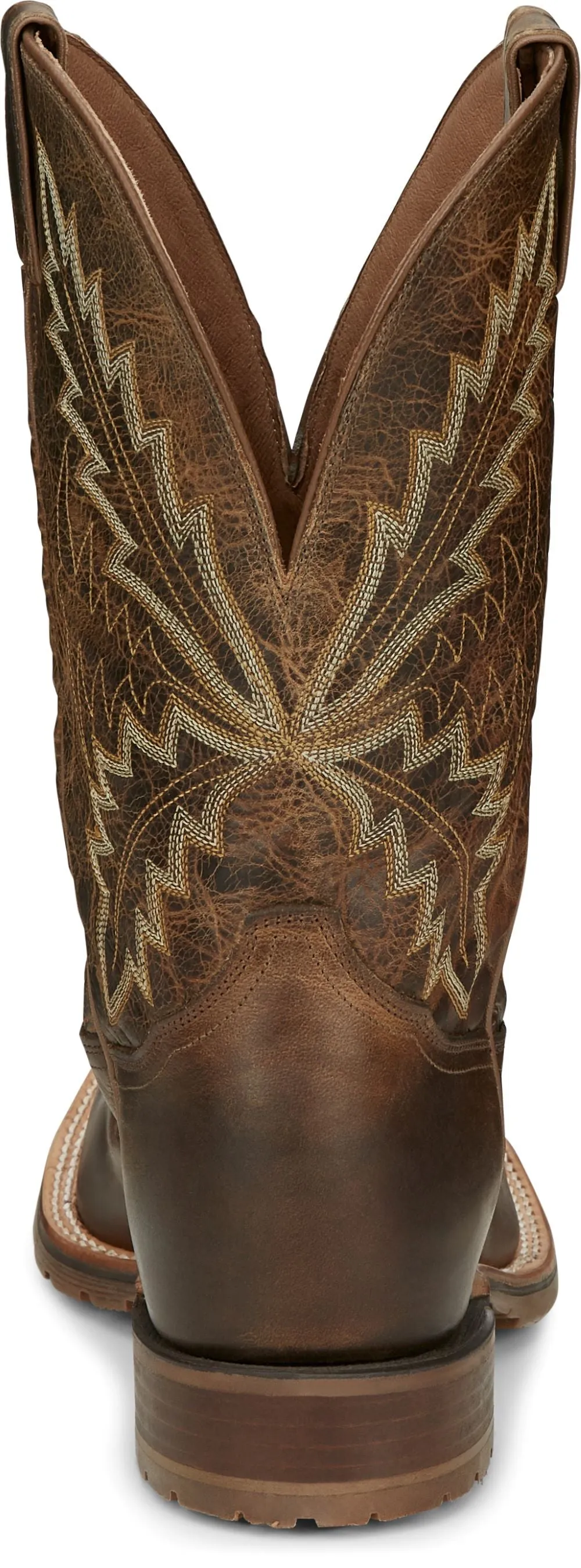 'Tony Lama' Men's 11" Bowie Western Square Toe - Oak