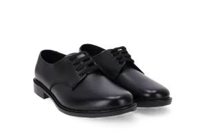Toughees Hank Lace Up School Shoes - Black