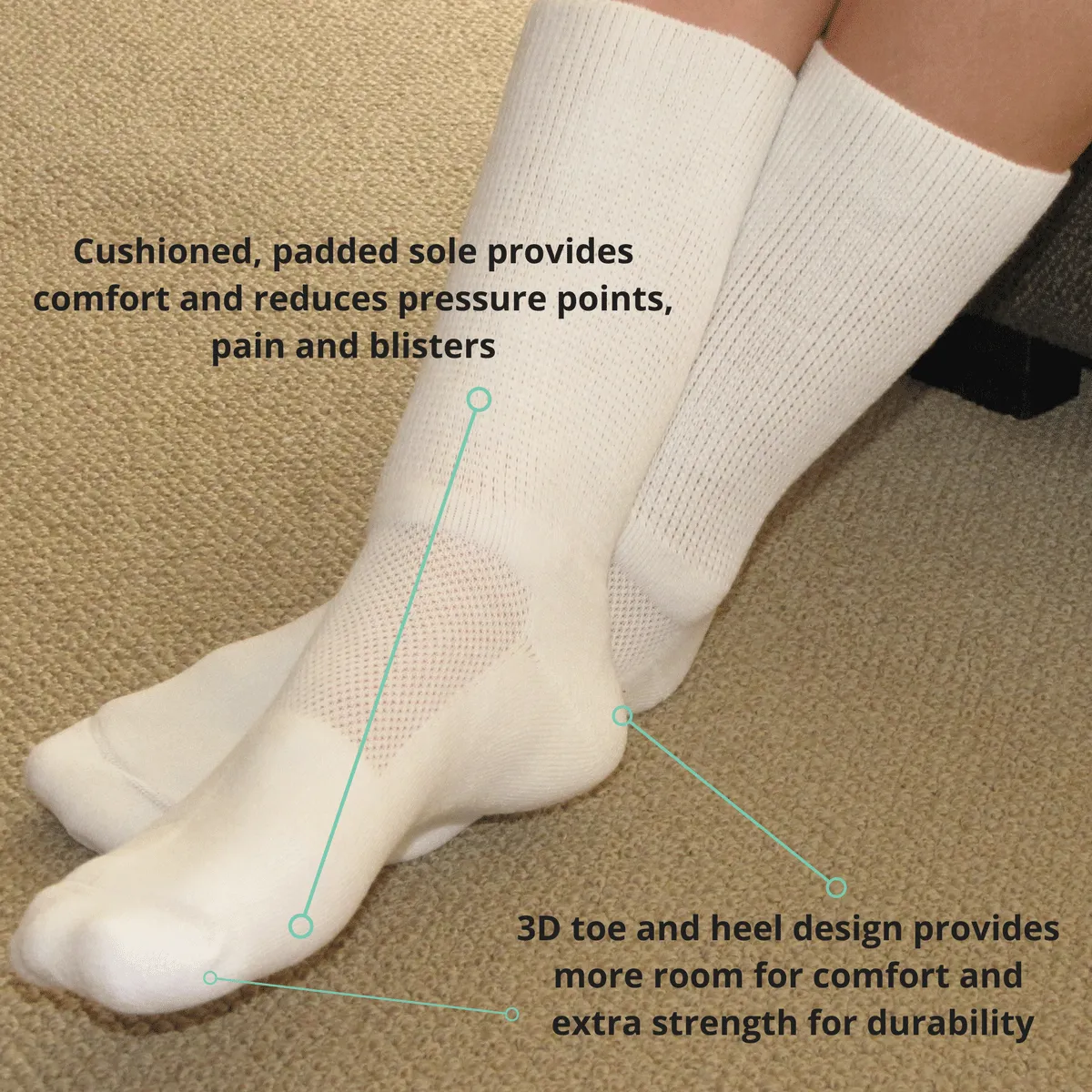 TXG Cushioned Diabetic Socks