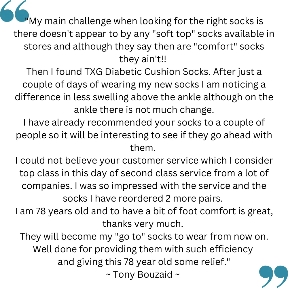 TXG Cushioned Diabetic Socks