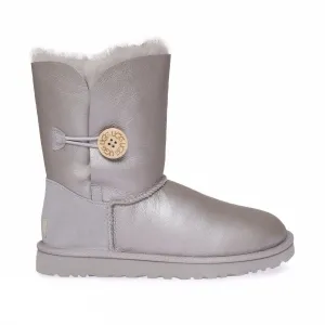 UGG Bailey Button Metallic Graphite Boots