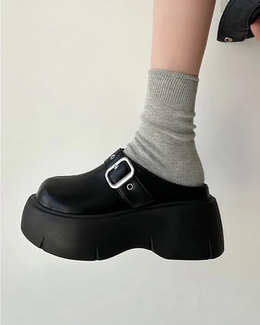 Uniwim Gift Bad Manners Chunky Platform Mules