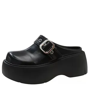 Uniwim Gift Bad Manners Chunky Platform Mules