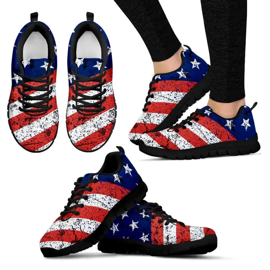 USA Flag Sneakers| Independence Day Shoes| July 4th Gift