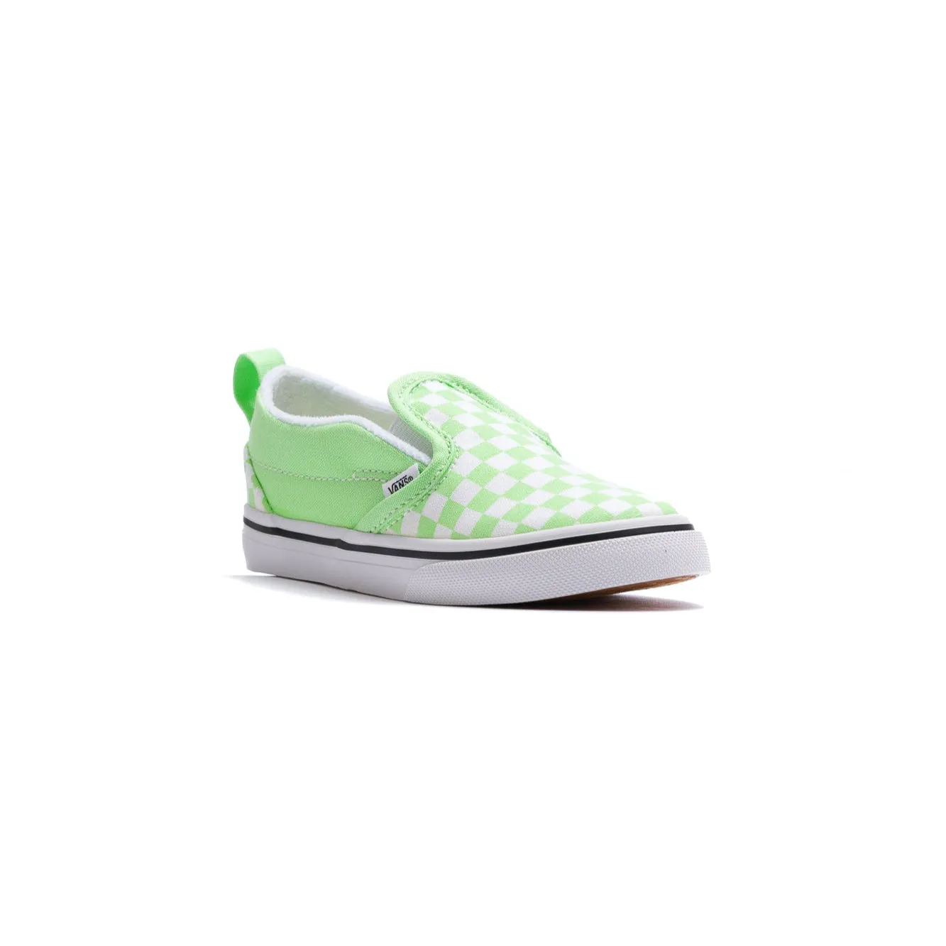 Vans Kids Slip-On V - Color Theory Checkerboard Pistachio