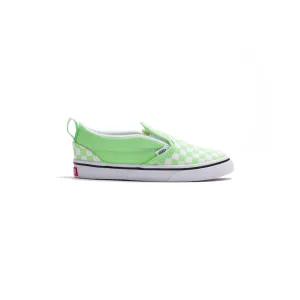 Vans Kids Slip-On V - Color Theory Checkerboard Pistachio