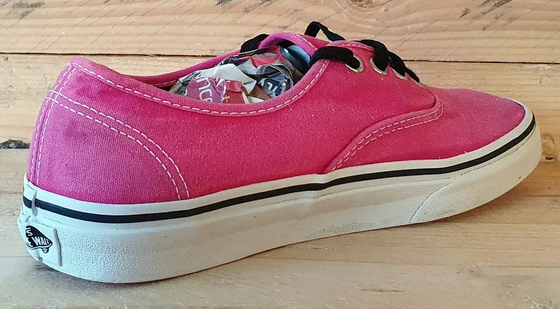 Vans Off The Wall Low Canvas Trainers Pink/White UK5/US7.5/EU38