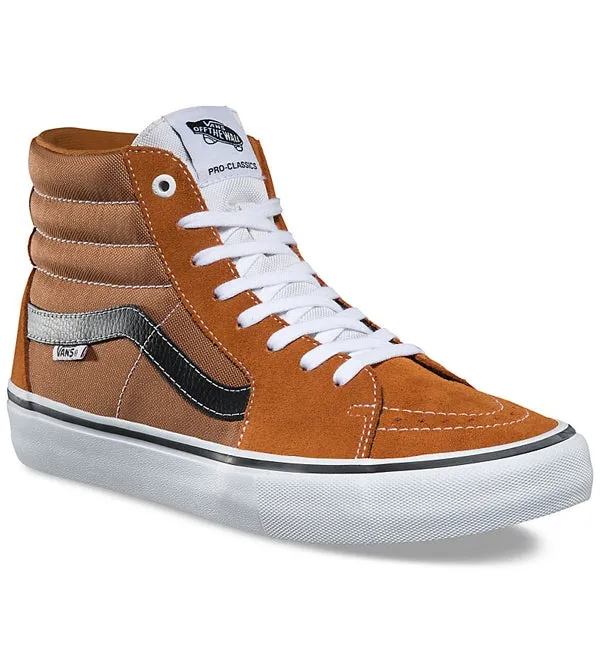 Vans SK8 HI Pro Glazed Ginger Skate Shoes