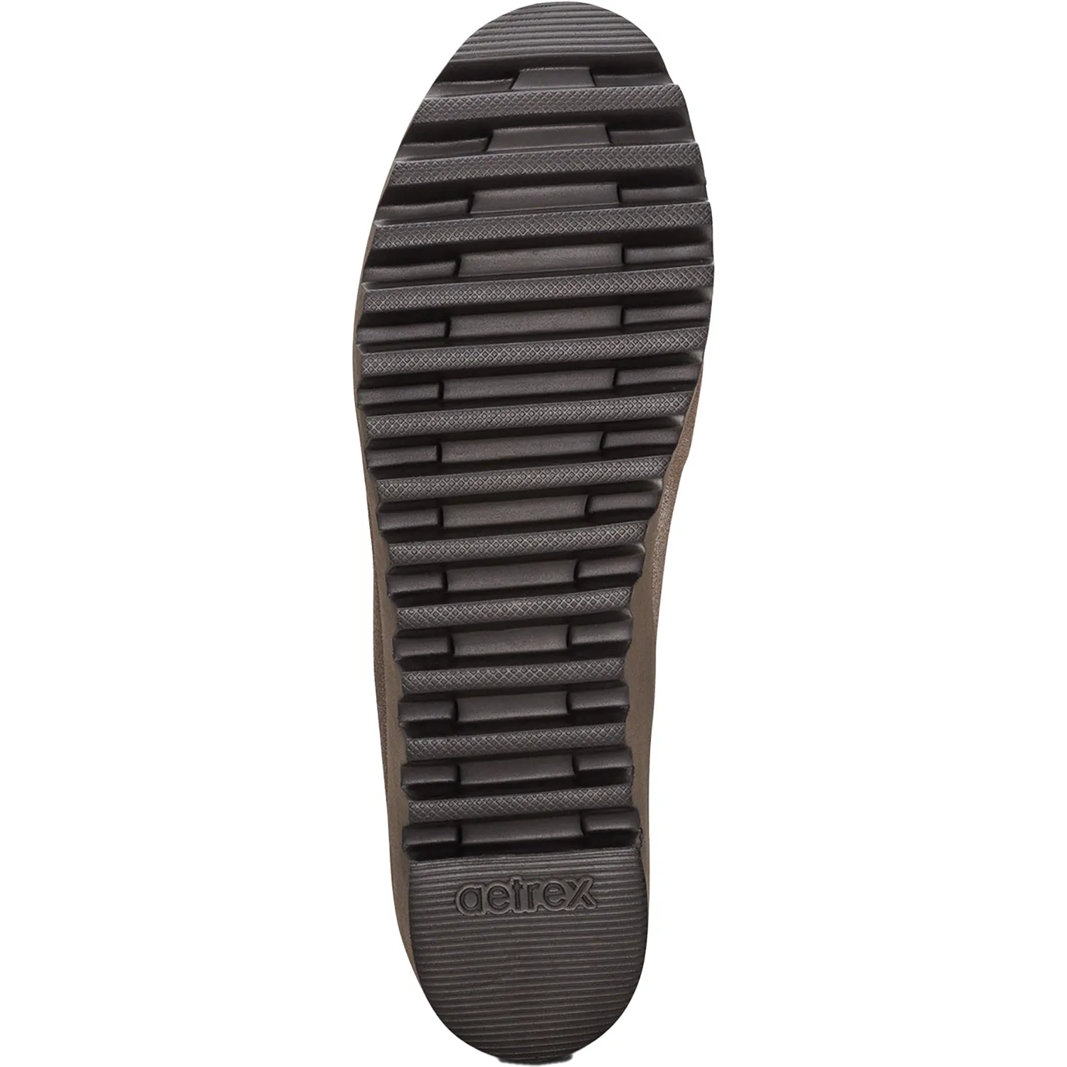 Women's Aetrex Joanne Brushed Silver Leather