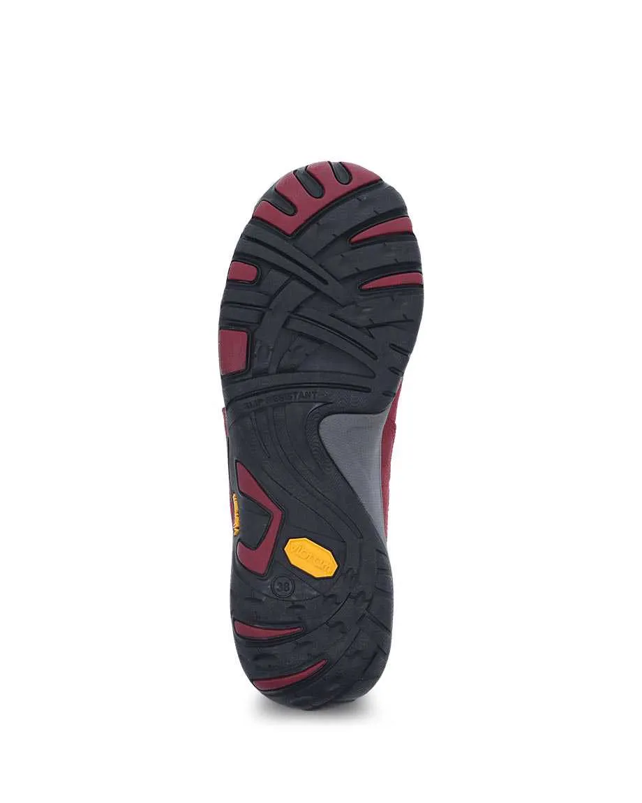 Women's Dansko Paisley Color: Red Burnished Suede