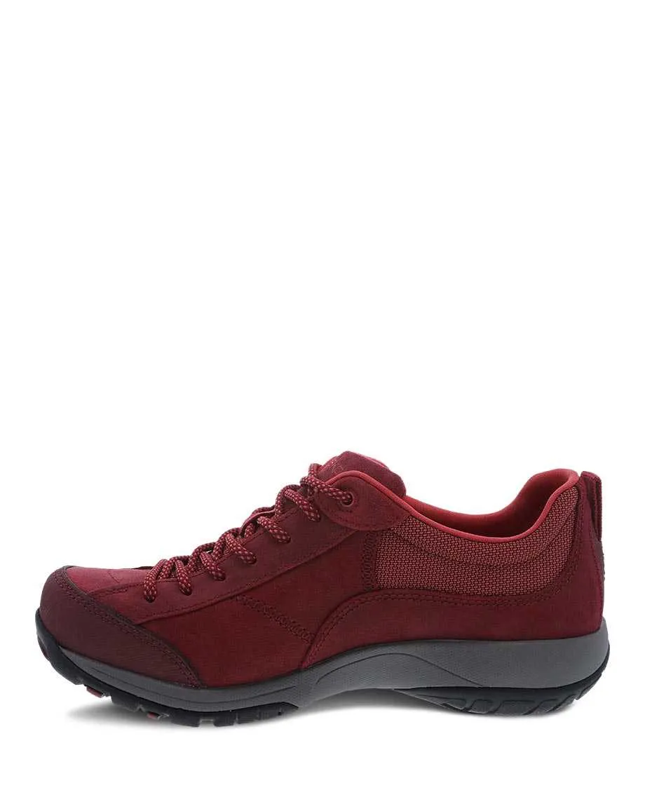 Women's Dansko Paisley Color: Red Burnished Suede