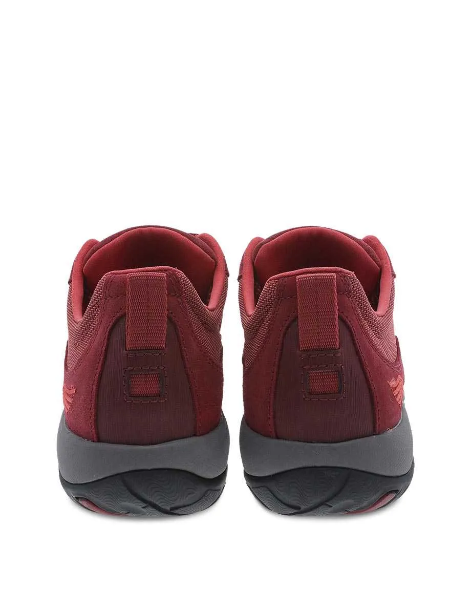 Women's Dansko Paisley Color: Red Burnished Suede