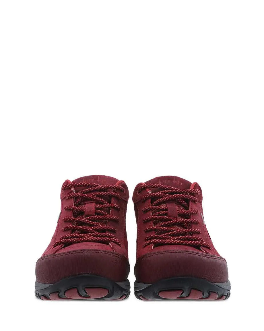 Women's Dansko Paisley Color: Red Burnished Suede