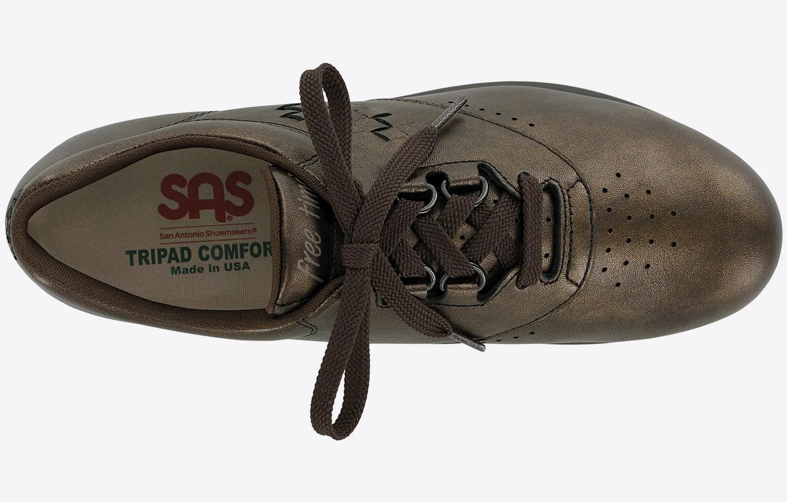 Women's Free Time Walking Shoe in Bronze