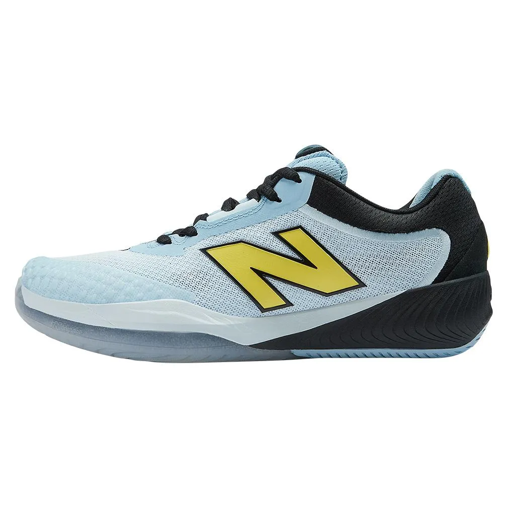 Women`s FuelCell 996v6 D Width Tennis Shoes Quarry Blue and Black